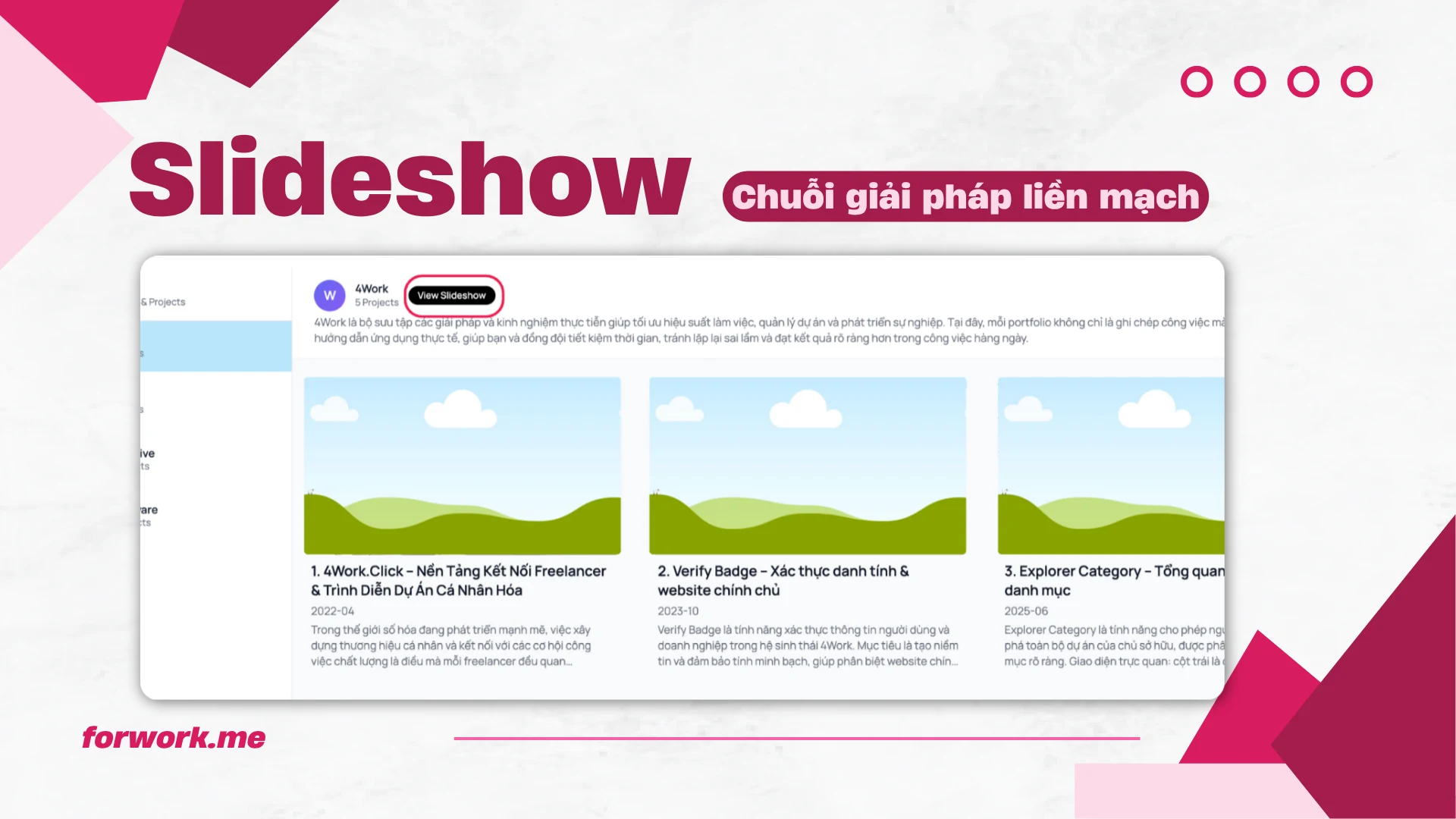 Slideshow – Chuỗi giải pháp liền mạch