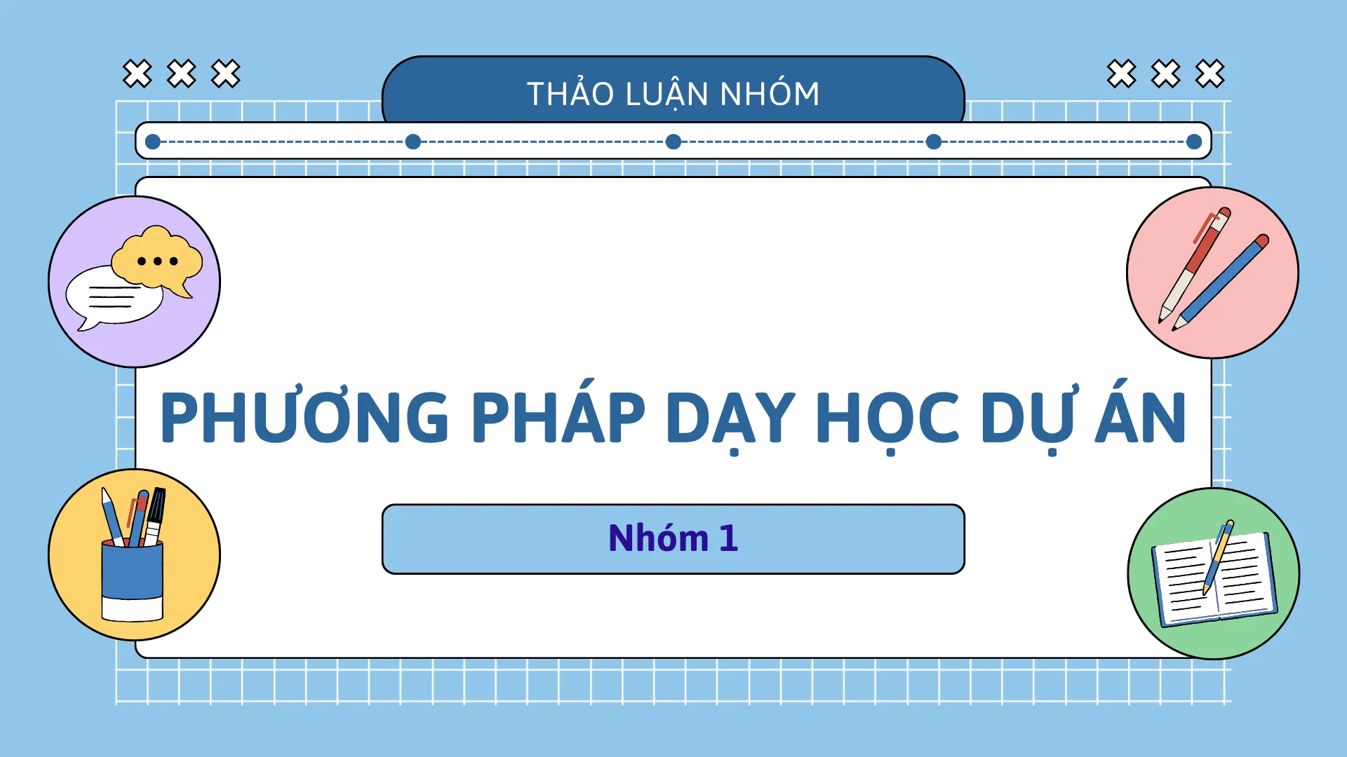 Thiết kế Bài thuyết trình nhóm của giáo viên